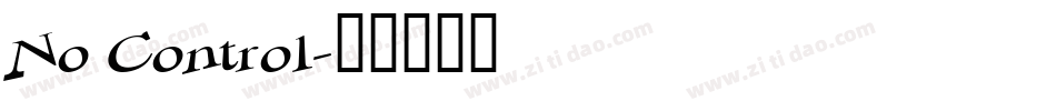 No Control字体转换